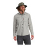 Simms Challenger Shirt cinder Langarmhemd Vorderansicht