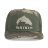 Simms 7-Panel Brown Trout Trucker Cap Kappe olive