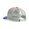 Simms 7-Panel Brown Trout Trucker Cap Kappe navy Seitenansicht
