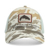 Simms Trout Icon Trucker ghost camo stone