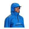 Simms Splash Cast Jacket bright blue Sturmkapuze