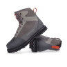 Simms Tributary Boot Watschuh Rubber basalt Aussenseite und Ferse