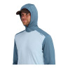 Simms Bugstopper Solarflex Hoody sky - neptune Details Kapuze