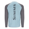 Simms Tech Tee Artist Serie SIMMS-steel blue-steel Rueckseite