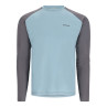 Simms Tech Tee Artist Serie SIMMS-steel blue-steel Vorderansicht