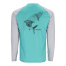 Simms Tech Tee Artist Serie Tarpon / see breaze / sterling Rueckseite