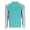 Simms Tech Tee Artist Serie Tarpon / see breaze / sterling Vorderansicht