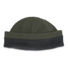 Simms Hayward Wool Beanie dark olive hochgekrempelt mit Innenfuter