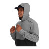 Simms CX Hoody Kapuzenpullover steel heather-black heather Detail Kordelzug Kapuze