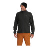 Simms Rivershed Full Zip black heather Vorderansicht