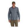 Simms Shoal Flannel Shirt Langarmhemd midnight Vorderansicht