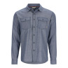 Simms Shoal Flannel Shirt Langarmhemd midnight