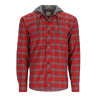 Simms Coldweather Hoody Kapuzenhemd auburn red mc plaid