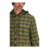 Simms Coldweather Hoody basswood mc plaid Detail Brusttaschen