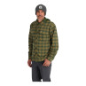 Simms Coldweather Hoody basswood mc plaid Vorderansicht