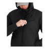 Simms Womens Fall Run Hoody black verdeckte Brusttasche