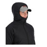 Simms Womens Fall Run Hoody black Detail Kapuze