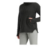 Simms Womens Rivershed Sweater black heather Detail Handwaermertaschen