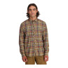 Simms BugStopper Shirt Plaid Langarmhemd Simms chestnut multi plaid Vorderansicht
