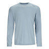 Simms SolarFlex Crew Crewneck Shirt steel blue heather