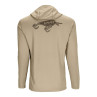 Simms Tech Hoody Artist Serie stone-Lure Rueckseite