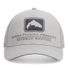 Simms Double Haul Icon Trucker Cap cinder