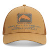 Simms Double Haul Icon Trucker Cap smokey chestnut