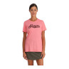 Simms Womens Crew Logo T-Shirt watermelon heather Ansicht von vorne