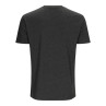 Simms Fly Patch T-Shirt charcoal heather Rueckseite