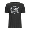 Simms Fly Patch T-Shirt charcoal heather Vorderansicht