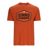 Simms Fly Patch T-Shirt adobe heather Vorderansicht