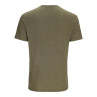 Simms Stacked Logo Bass T-Shirt military heather Rueckseite