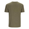 Simms Logo T-Shirt RC dark clover-military heather Rueckseite