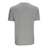 Simms Logo T-Shirt cinder heather Rueckseite