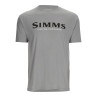 Simms Logo T-Shirt cinder heather Vorderansicht