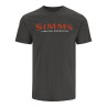 Simms Logo T-Shirt SIMMS orange-charcoal heather