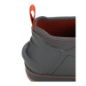 Simms Challenger Slip-On Shoe slate Anziehschlaufe und Gummiabsatz