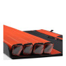 Simms Riverkit Rod Roll black Rutentasche Detail Rutenrohre