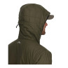 Simms Fall Run Hybrid Hoody loden Detail Kapuze