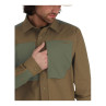Simms Confluence Shirt driftwood-loden Detail Brusttaschen