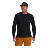 Simms Highline Henley black Ansicht Vorderseite