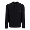 Simms Highline Henley black Vorderansicht