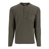 Simms Highline Henley smokey olive Vorderansicht