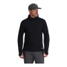 Simms Highline Hoody black Ansicht Vorderseite ohne Kapuze