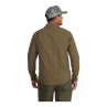 Simms Lodge Work Shirt driftwood Ansicht Ruecken