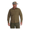 Simms Lodge Work Shirt driftwood Ansicht Vorderseite