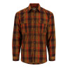 Simms Coldweather Shirt Langarmhemd bronzeback logan plaid