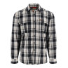 Simms Coldweather Shirt Langarmhemd gunmetal logan plaid
