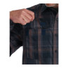 Simms Coldweather Shirt Langarmhemd selvedge logan plaid Detail Brusttasche