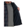 Simms Coldweather Shirt Langarmhemd selvedge logan plaid Detail Innenfutter